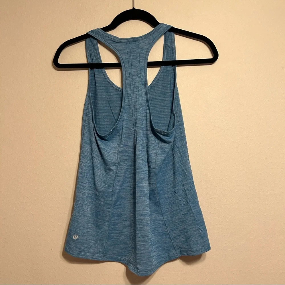 Lululemon Hotwave Tank Heathered Tofino Teal Top Size Size‎ 6